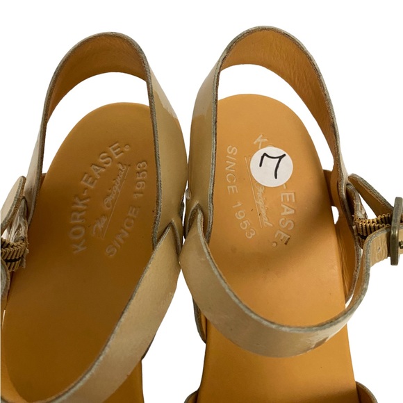 Kork-Ease Bette Leather Platform Wedge Sandal 8 - Picture 9 of 13